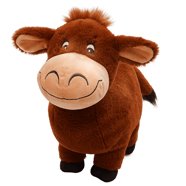 Stofftier braune Kuh Elsa