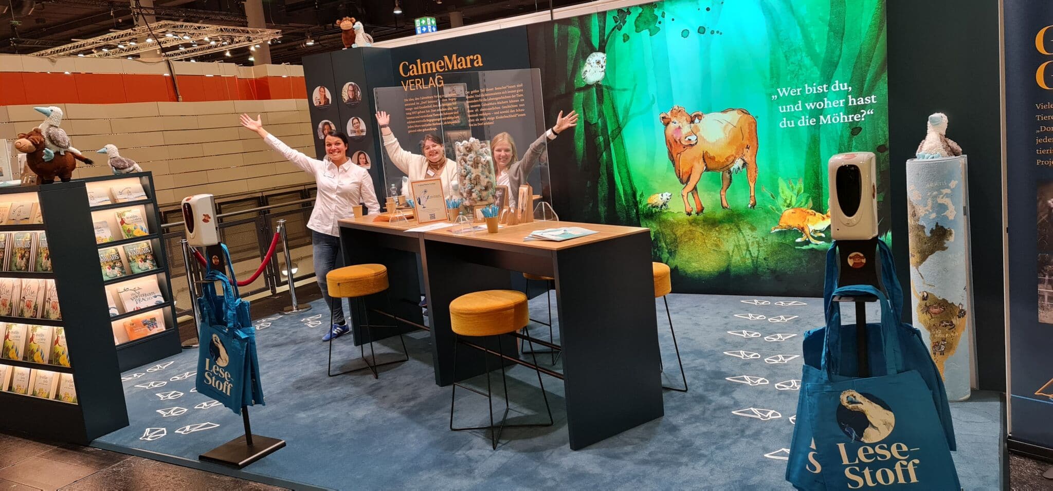 CalmeMara-Stand auf der Buchmesse