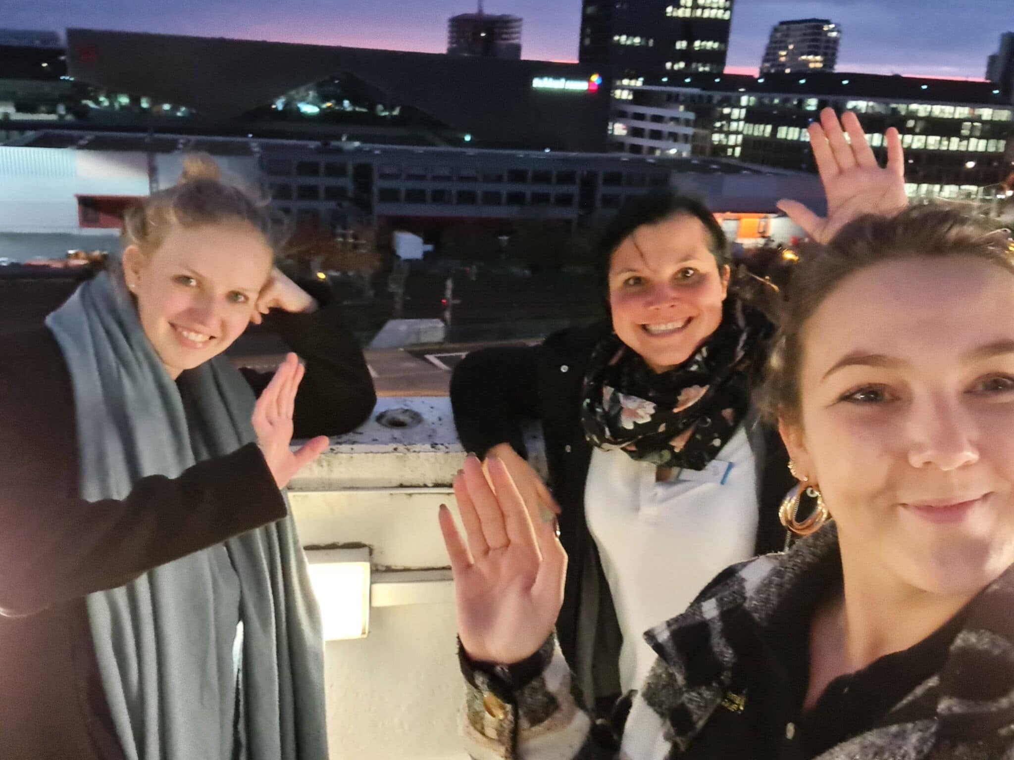 Hannah, Kathi und Kristina auf der Buchmesse
