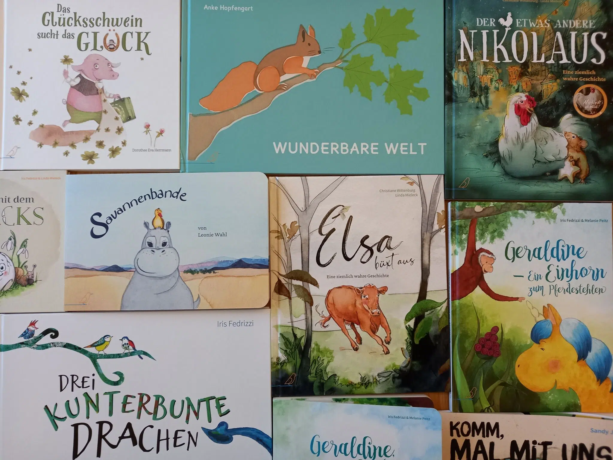 Eine Auswahl an CalmeMara Büchern