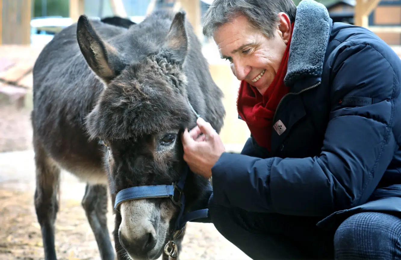 Ralph mit Esel Maruschka