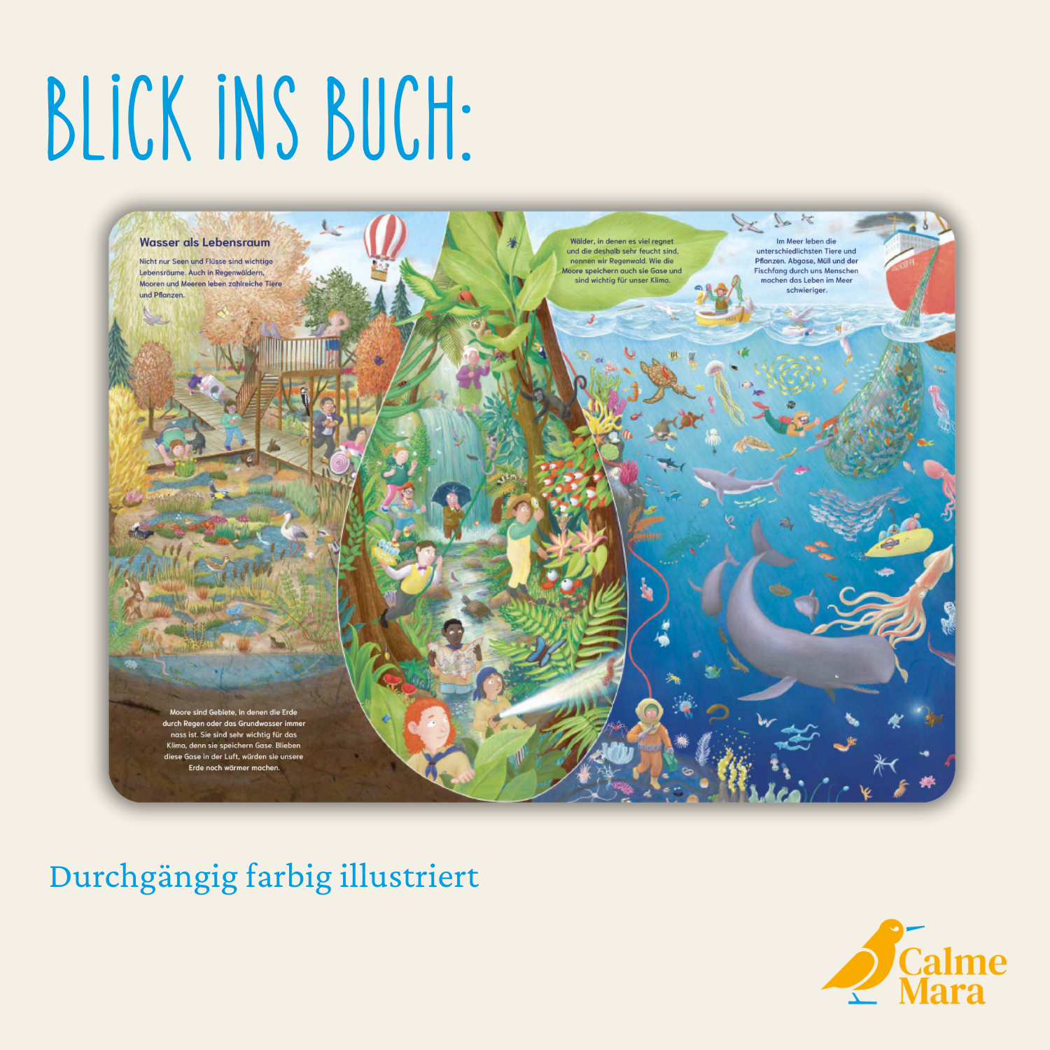 Blick ins Buch "Das große Wasserwimmelbuch"