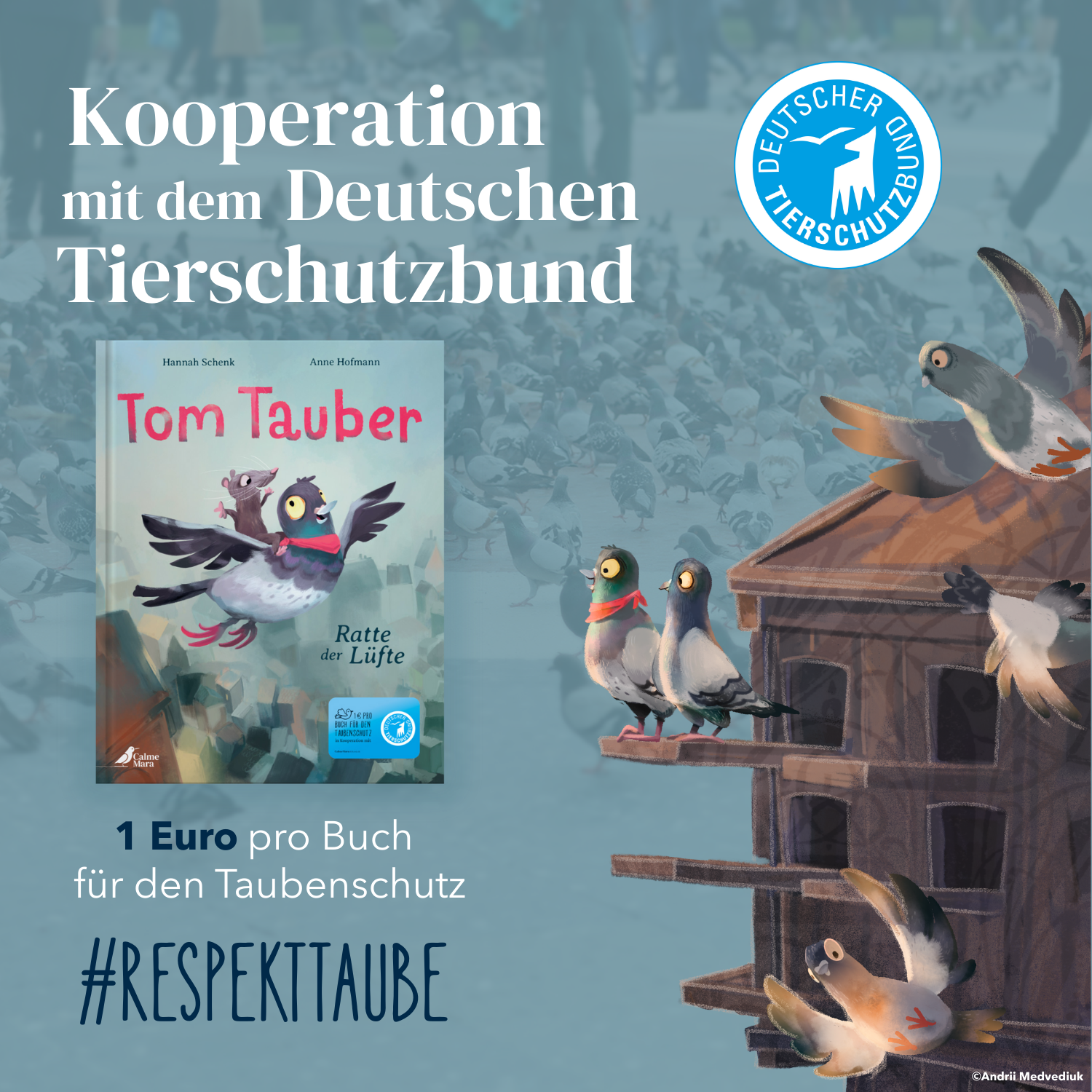 Kooperation mit dem Deutschen Tierschutzbund #respekttaube