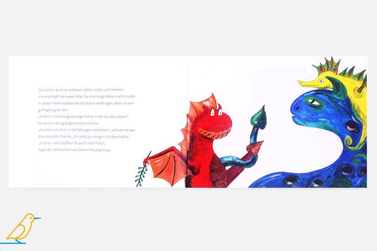 Drei kunterbunte Drachen - Drachenstarkes Bilderbuch ab 3 - CalmeMara