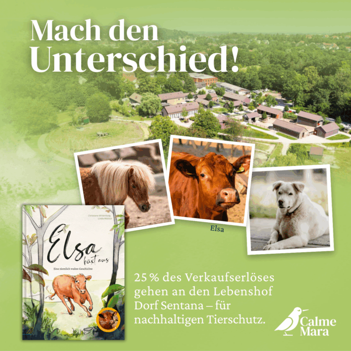 Hinweis auf Spendenaktion vom Buch