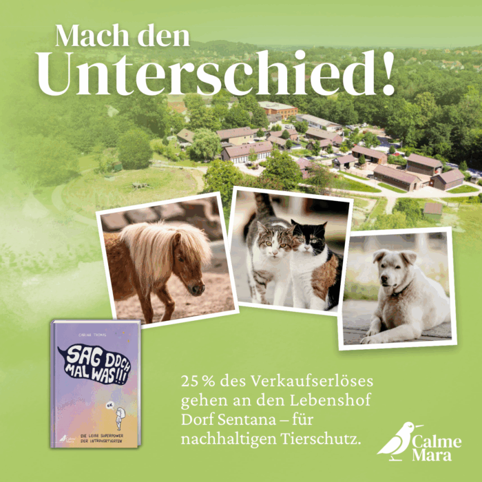 Hinweis auf Spendenaktion vom Buch